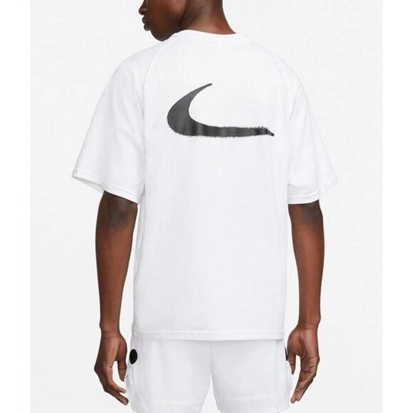 Nike x Off-White Spray Dot T-Shirt Men’s Size Medium CU2477-100 White/Black - Picture 2 of 3